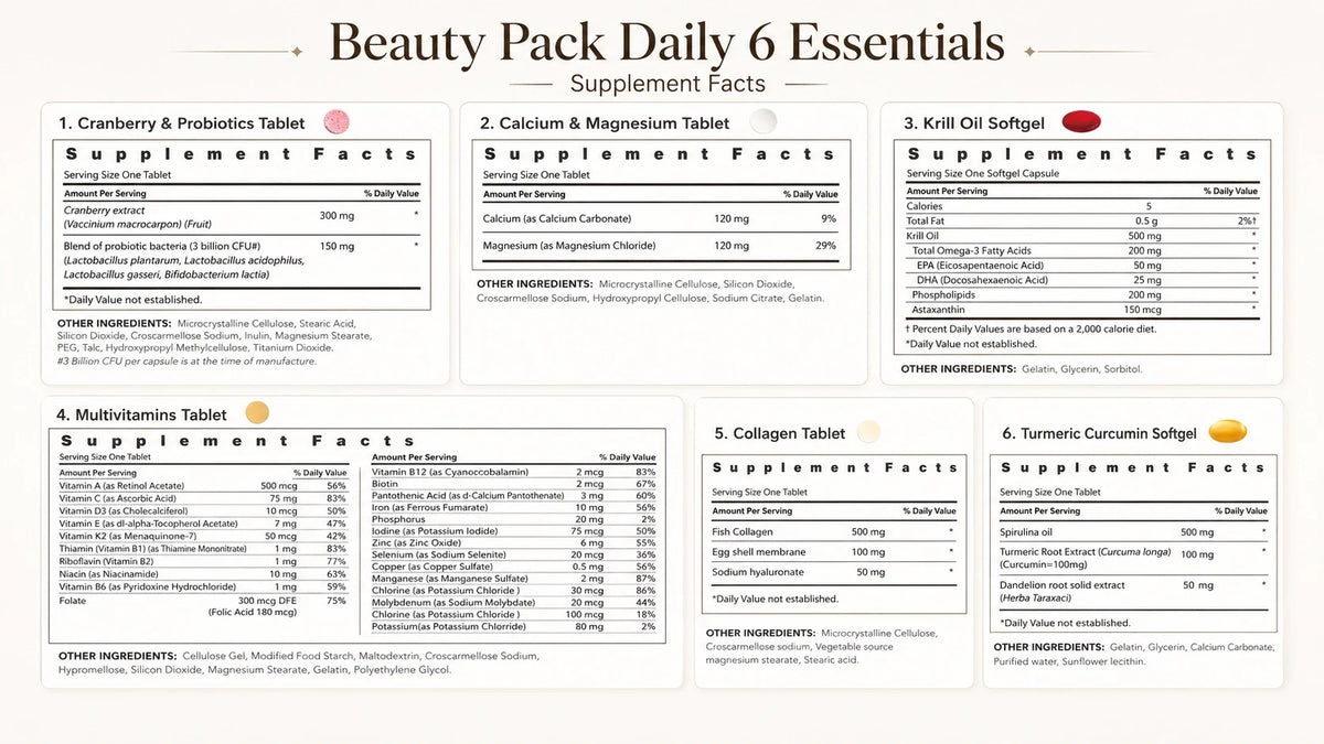Beauty Pack — Women’s Daily 6 Essentials